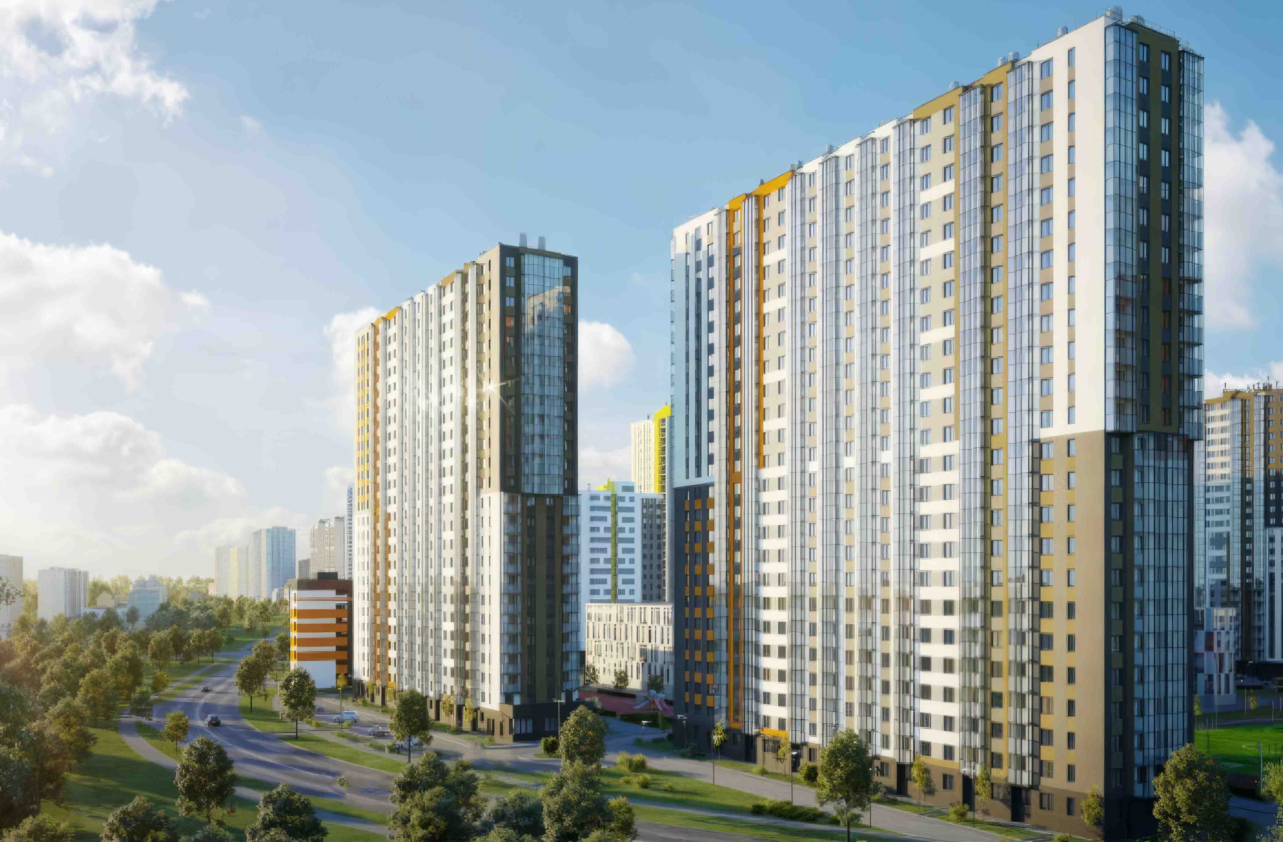 Цветной город